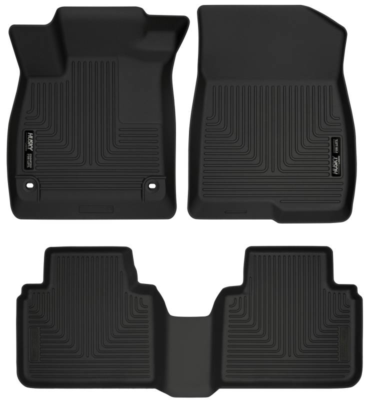 Picture of Husky Liners HL WB-Combo-Black Floor Mats - 95741
