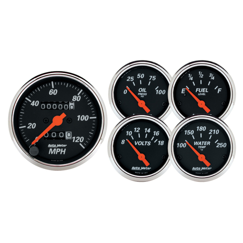 Picture of AutoMeter AM Designer Black Gauges - 1420