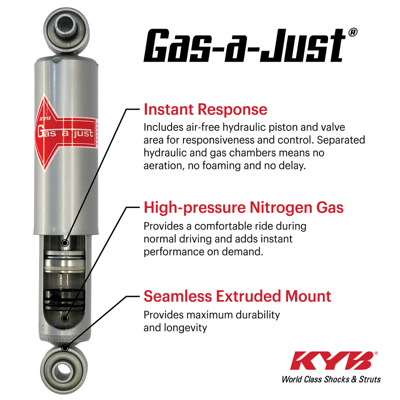 Picture of KYB Shocks & Struts Gas-A-Just Shocks and Struts - 554379