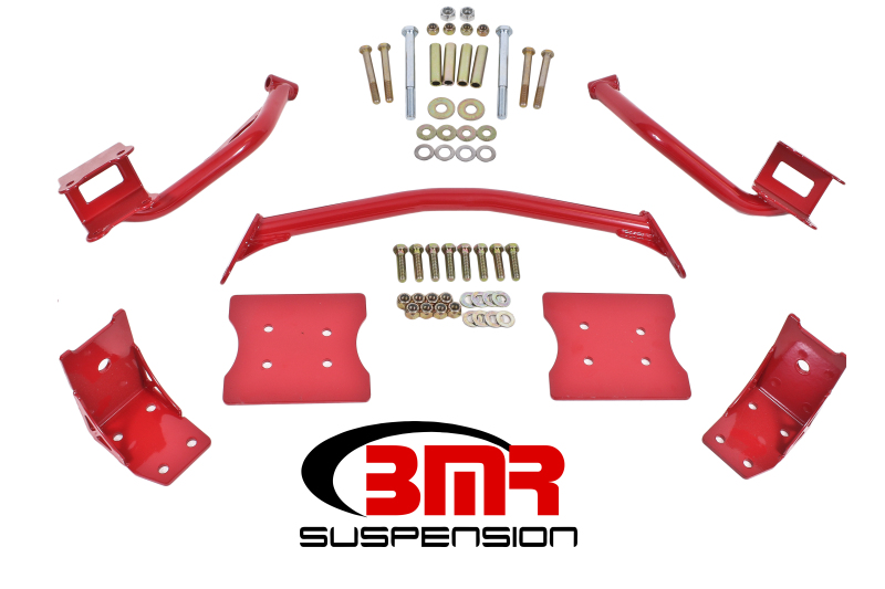 Picture of BMR Suspension BMR Torque Box Plates Diff Braces - TBR004R
