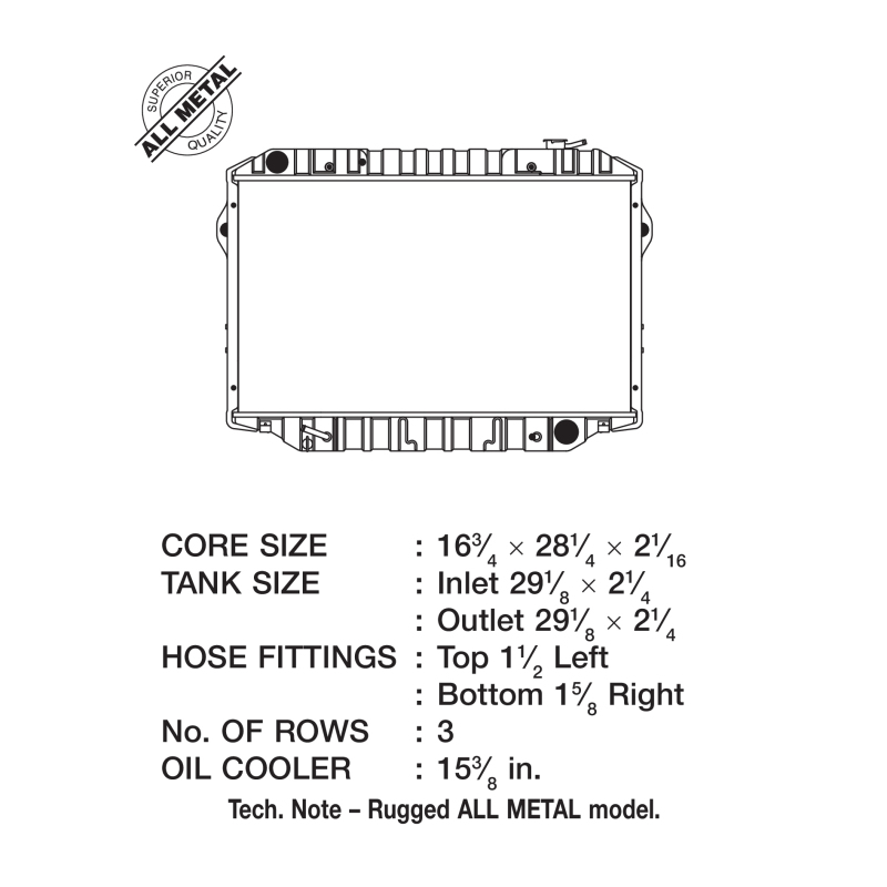 Picture of CSF Radiators-Aluminum - 2517