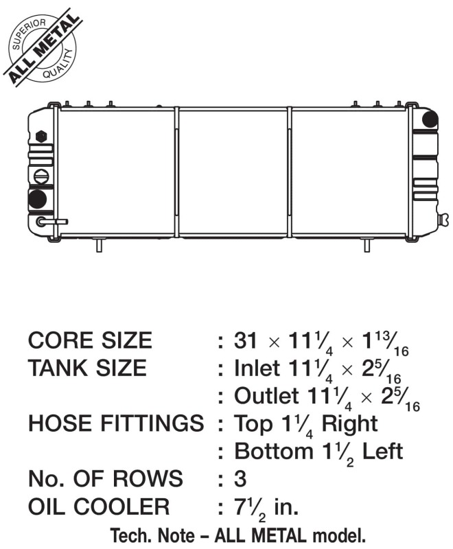 Picture of CSF Radiators-Aluminum - 2572