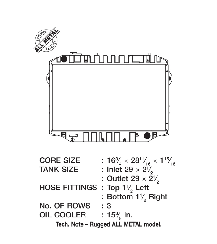 Picture of CSF Radiators-Aluminum - 2709