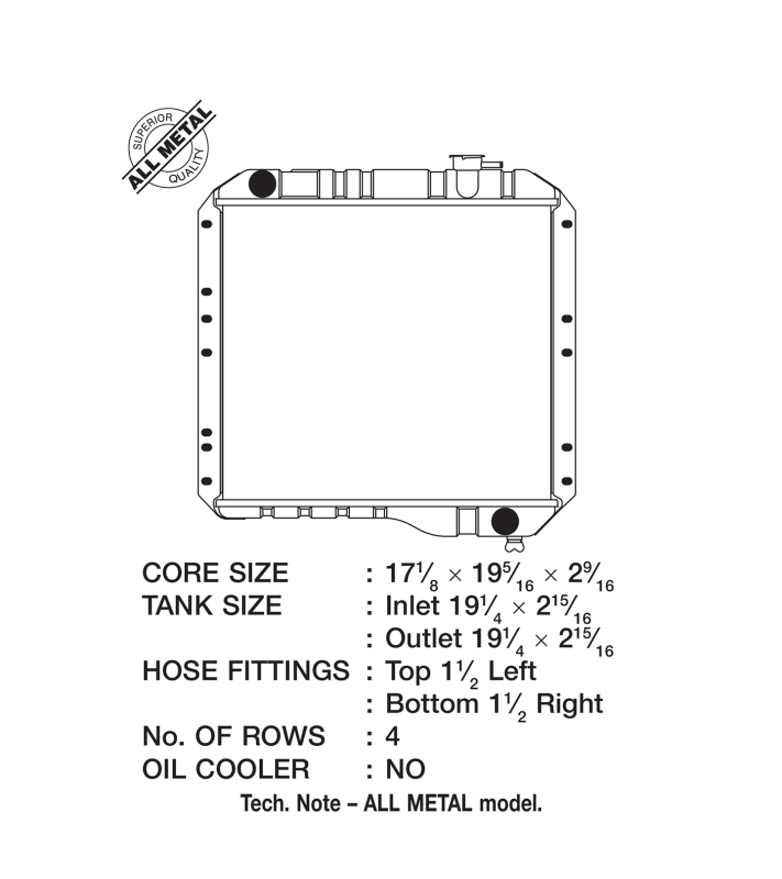 Picture of CSF Radiators-Aluminum - 2888