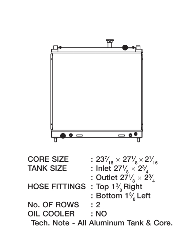 Picture of CSF Radiators-Aluminum - 3328