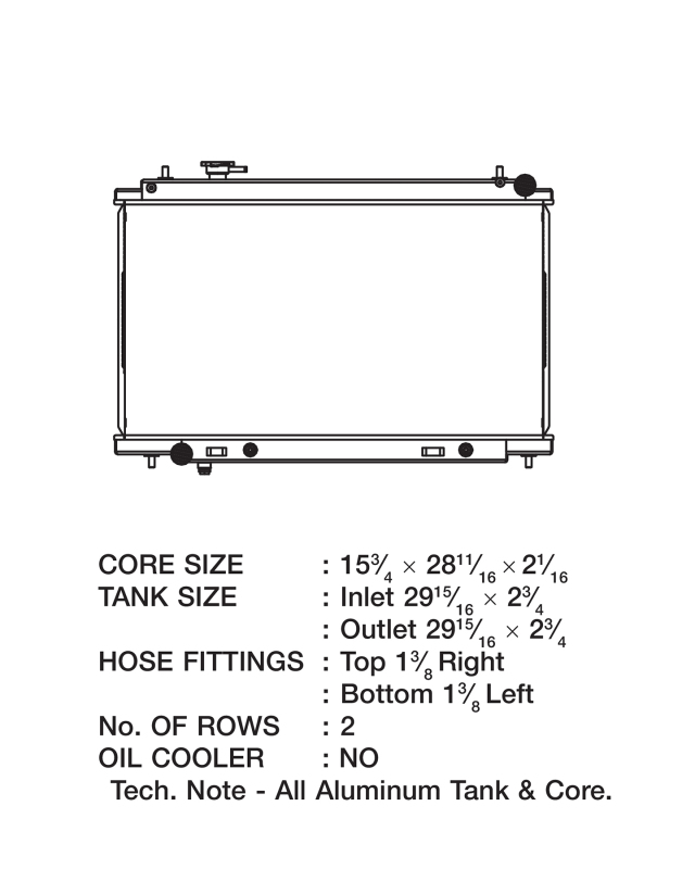 Picture of CSF Radiators-Aluminum - 3329
