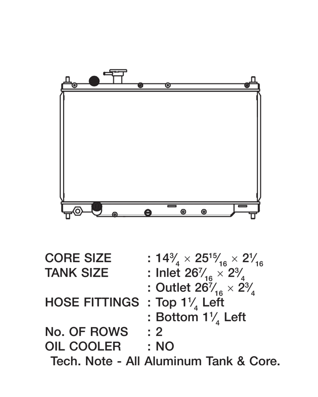 Picture of CSF Radiators-Aluminum - 7009