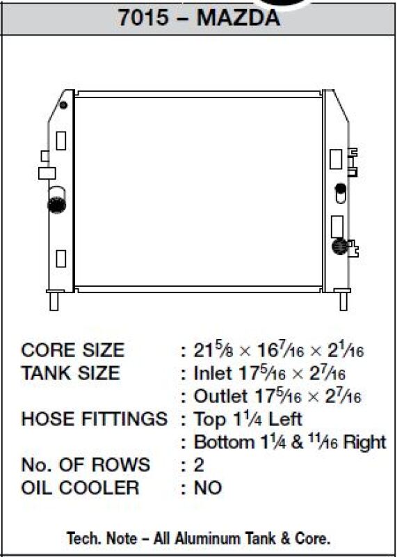Picture of CSF Radiators-Aluminum - 7015