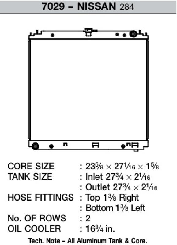 Picture of CSF Radiators-Aluminum - 7029