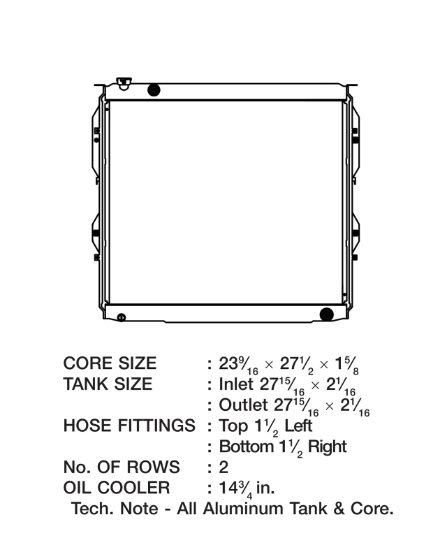 Picture of CSF Radiators-Aluminum - 7030