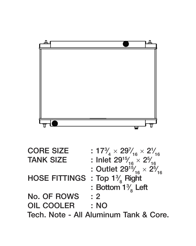 Picture of CSF Radiators-Aluminum - 7041