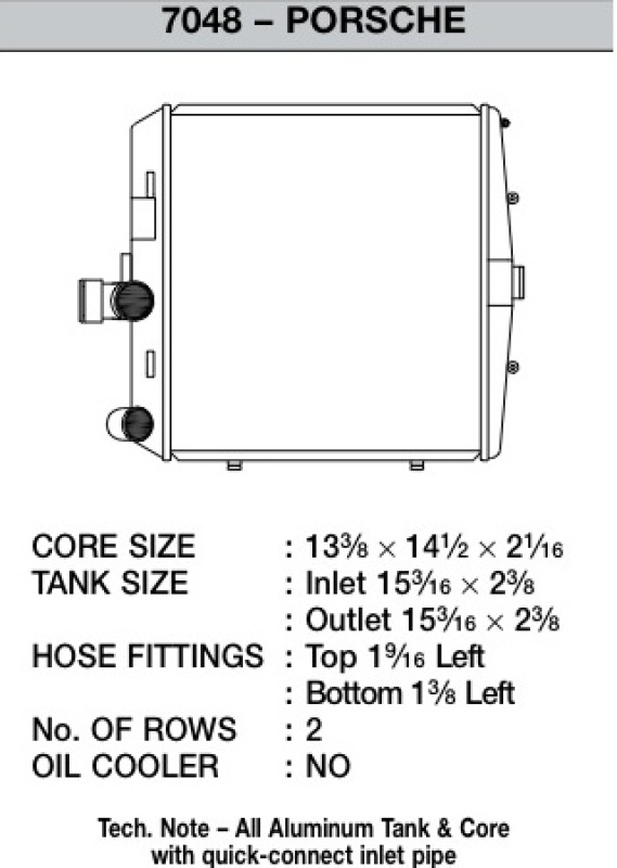 Picture of CSF Radiators-Aluminum - 7048