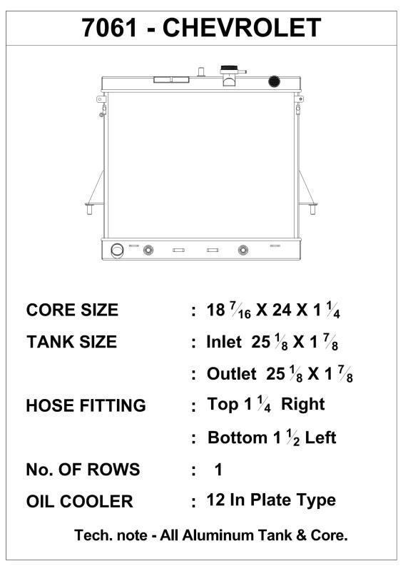 Picture of CSF Radiators-Aluminum - 7061