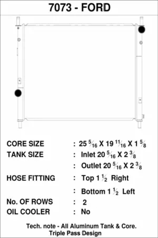Picture of CSF Radiators-Aluminum - 7073