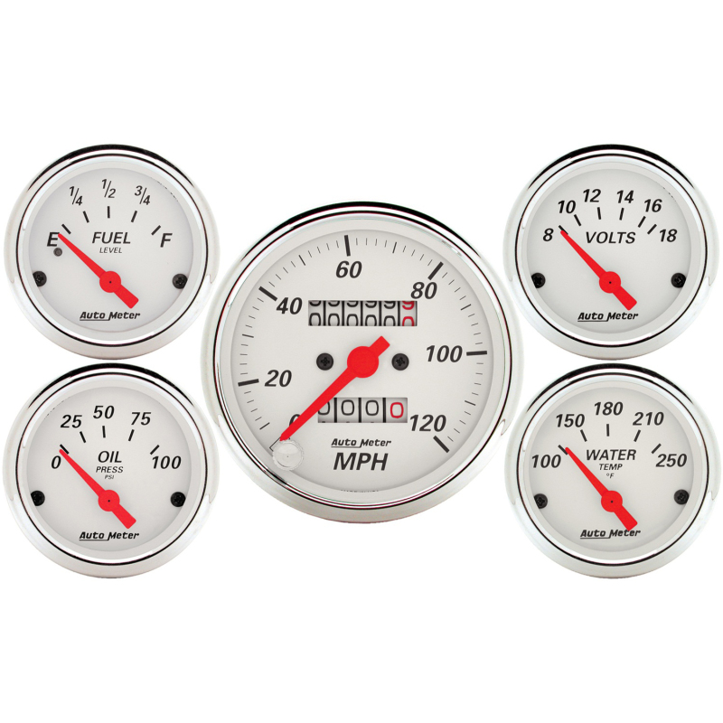Picture of AutoMeter AM Arctic White Gauges - 1300