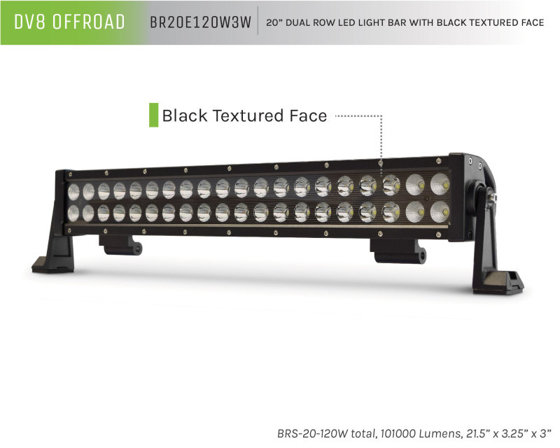 Picture of DV8 Offroad DVE LED Light Bars & Cubes - BR20E120W3W