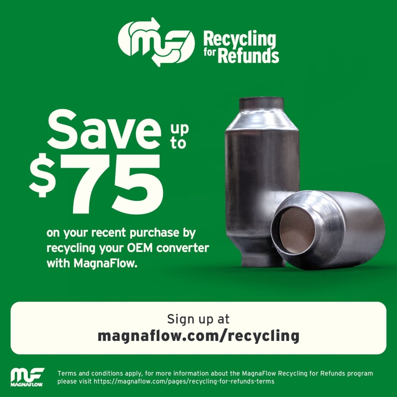 Picture of Magnaflow MAG Universal Converter Catalytic Converter Universal - 91003