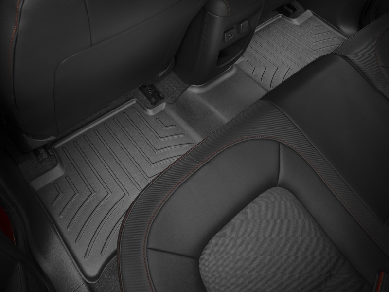 Picture of WeatherTech WT FloorLiner-Rear-Blk Floor Mats - 447512