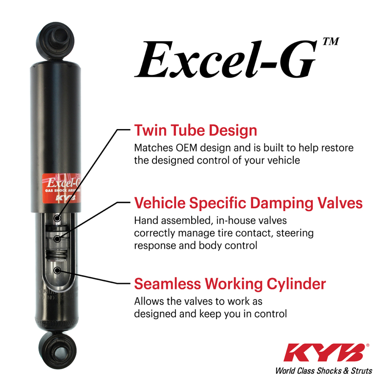 Picture of KYB Shock & Strut Excel-G Front Shocks and Struts - 339104