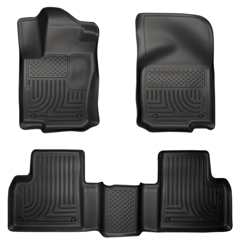 Picture of Husky Liners HL WB-Combo-Black Floor Mats - 98981