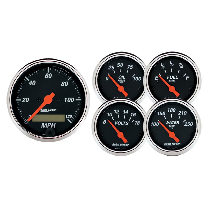 Picture of AutoMeter AM Designer Black Gauges - 1421