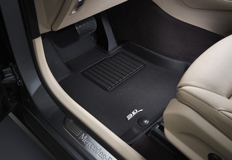 Picture of 3D MAXpider ACE Kagu-Front-Black Floor Mats - L1AD03311509