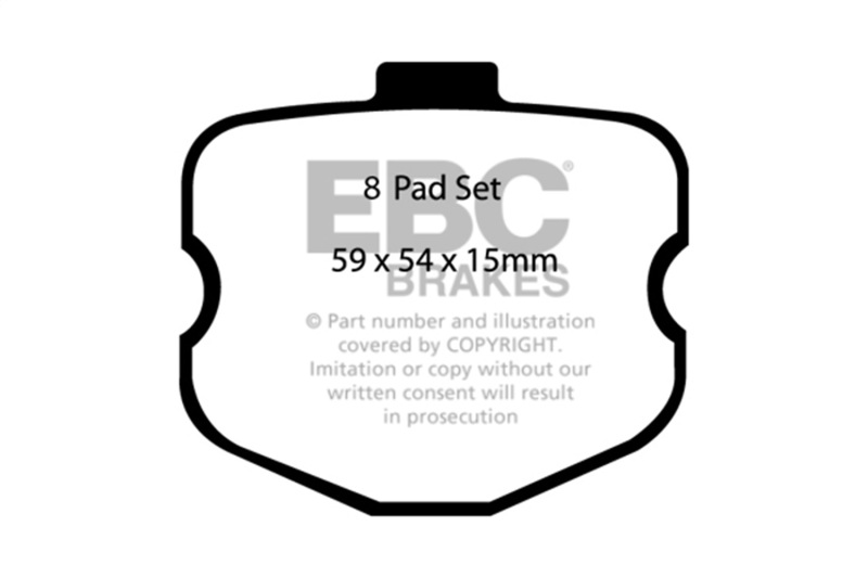 Picture of EBC Redstuff Brake Pad Sets - DP31771/3C