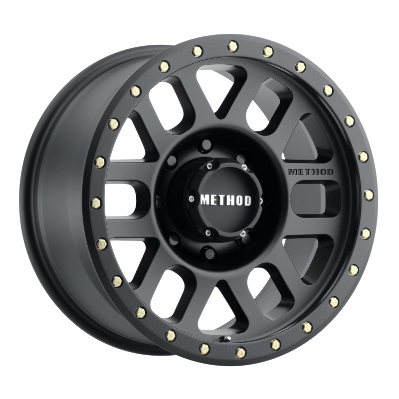 Picture of Method MR309 Grid 18x9 0mm Offset 8x180 130.81mm CB Matte Black Wheel