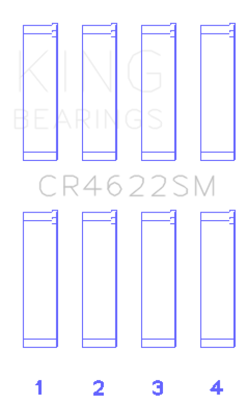 Picture of King Engine Bearings KING Connecting Rod Bearings - CR4622SM