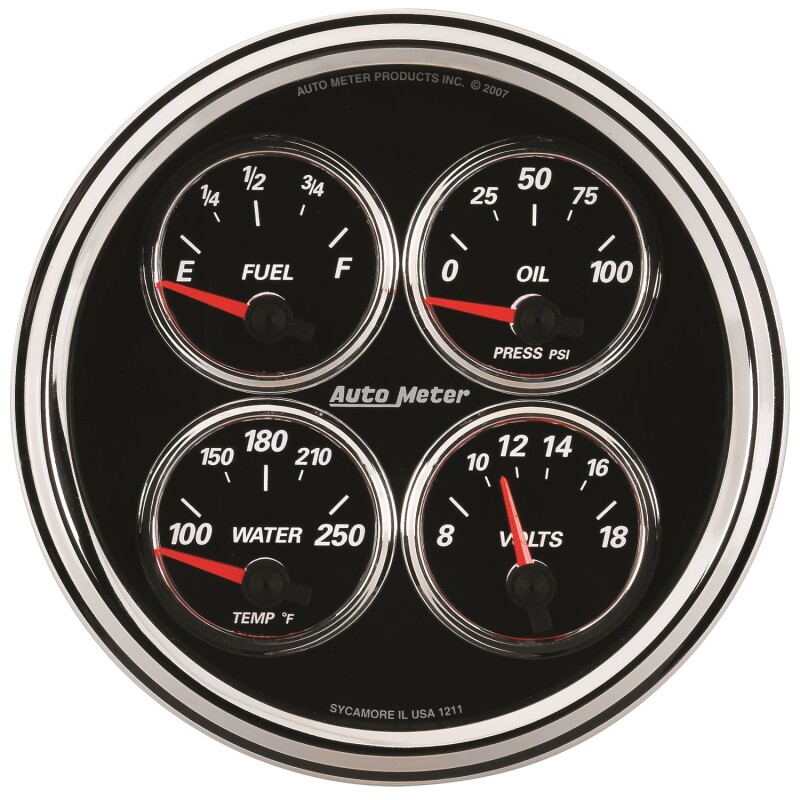 Picture of AutoMeter AM Designer Black Gauges II - 1224
