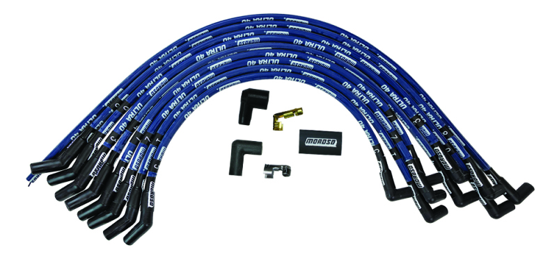 Picture of Moroso MOR Ignition-Wire Set Spark Plug Wire Sets - 73628