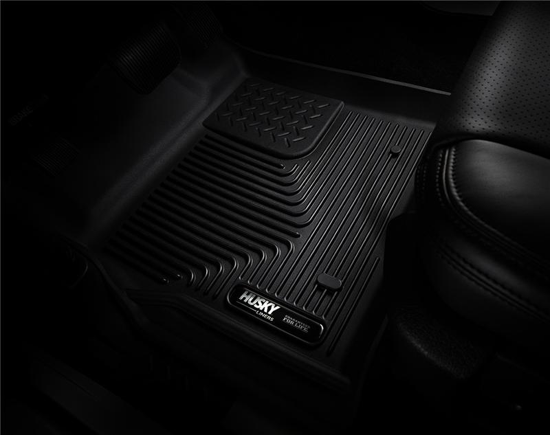 Picture of Husky Liners HL XAC-Front-Black Floor Mats - 53701