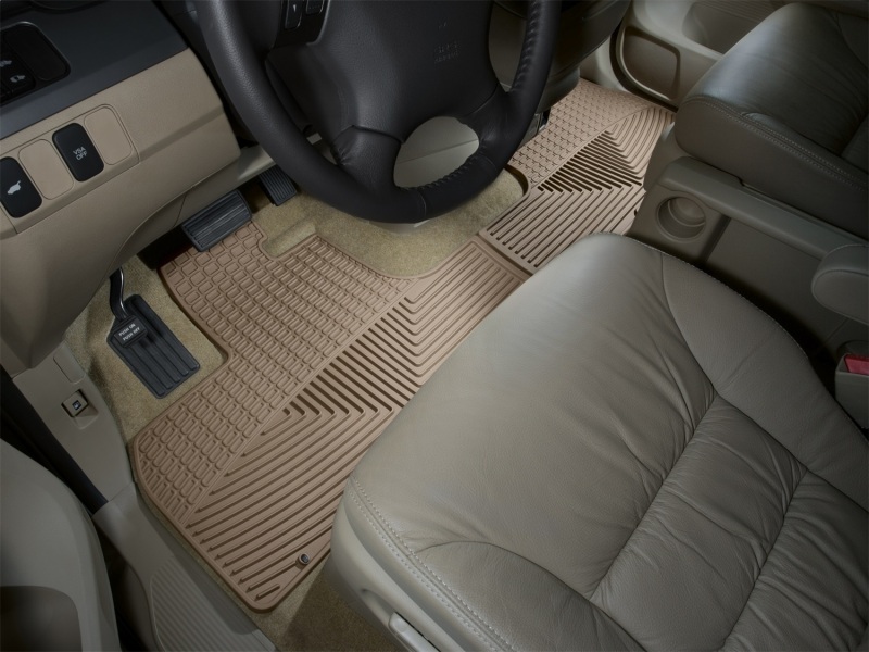 Picture of WeatherTech WT Rubber Mats-Front-Tan Floor Mats - W48TN
