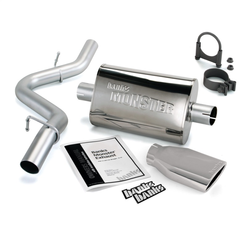 Picture of Banks Power GBE Monster Exhaust Chrome Tip Catback - 51312
