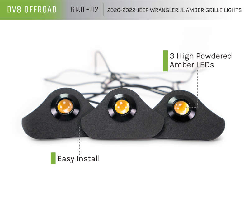 Picture of DV8 Offroad DVE Grills Grilles - GRJL-02