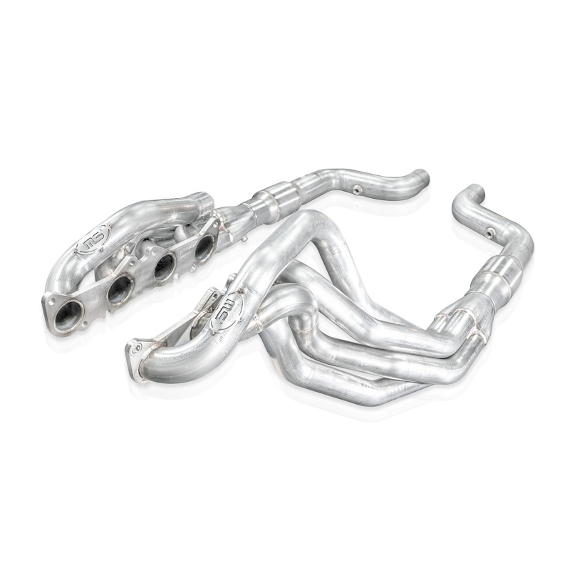 Picture of Ford GT500 with premium headers from Stainless Works.