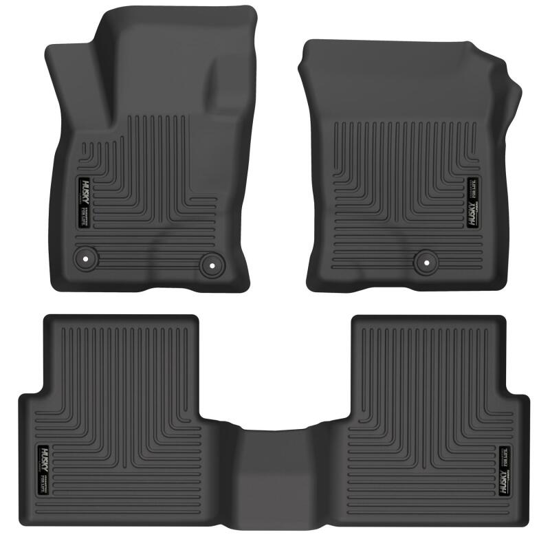 Picture of Husky Liners HL WB-Combo-Black Floor Mats - 95341