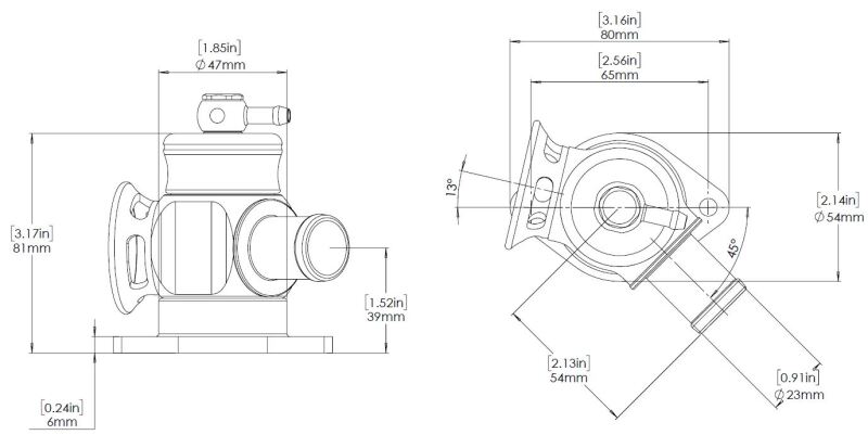 Picture of Turbosmart TS BOV-Kompact Plumb Back Blow Off Valves - TS-0203-1290