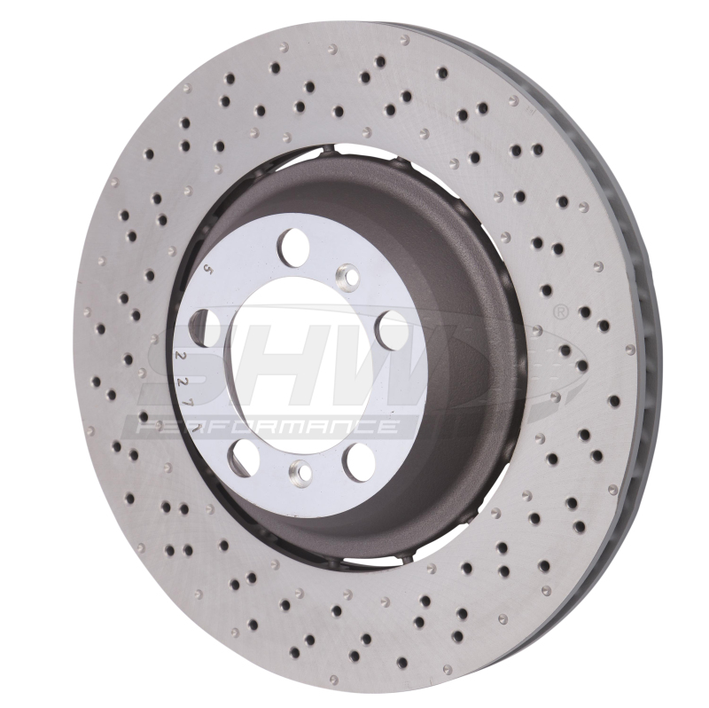 Picture of SHW Performance SHW Drilled-Dimpled LW Rotors Brake Rotors - PRL41587