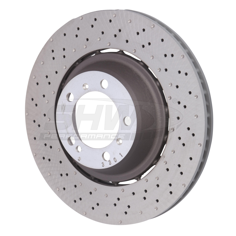 Picture of SHW Performance SHW Drilled-Dimpled LW Rotors Brake Rotors - PRL49917