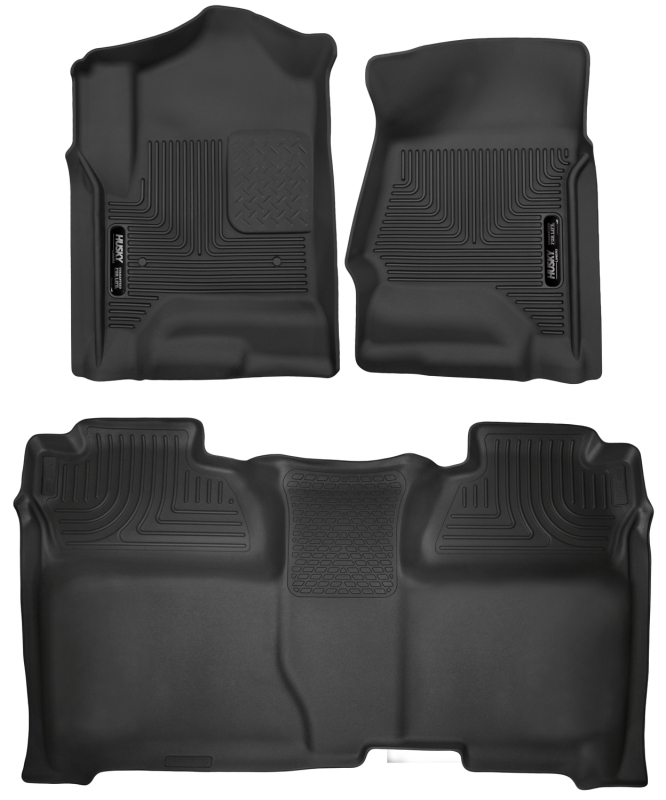 Picture of Husky Liners HL XAC-Front-2nd Row-Black Floor Mats - 53908
