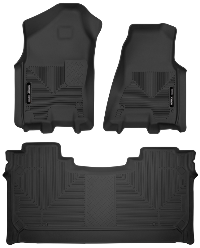 Picture of Husky Liners HL XAC-Front-2nd Row-Black Floor Mats - 54608