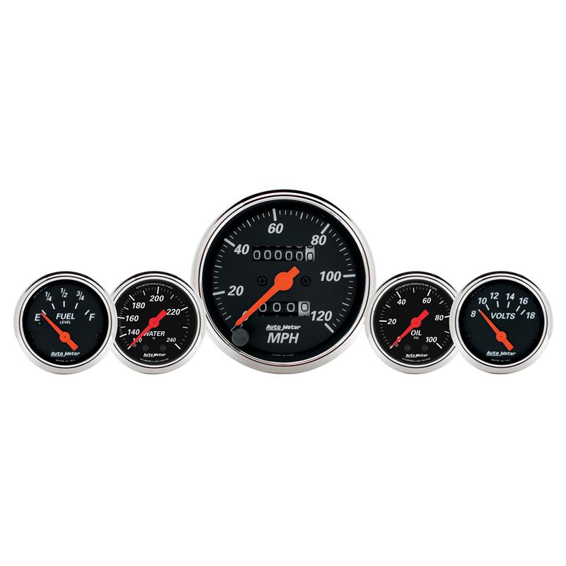Picture of AutoMeter AM Designer Black Gauges - 1411