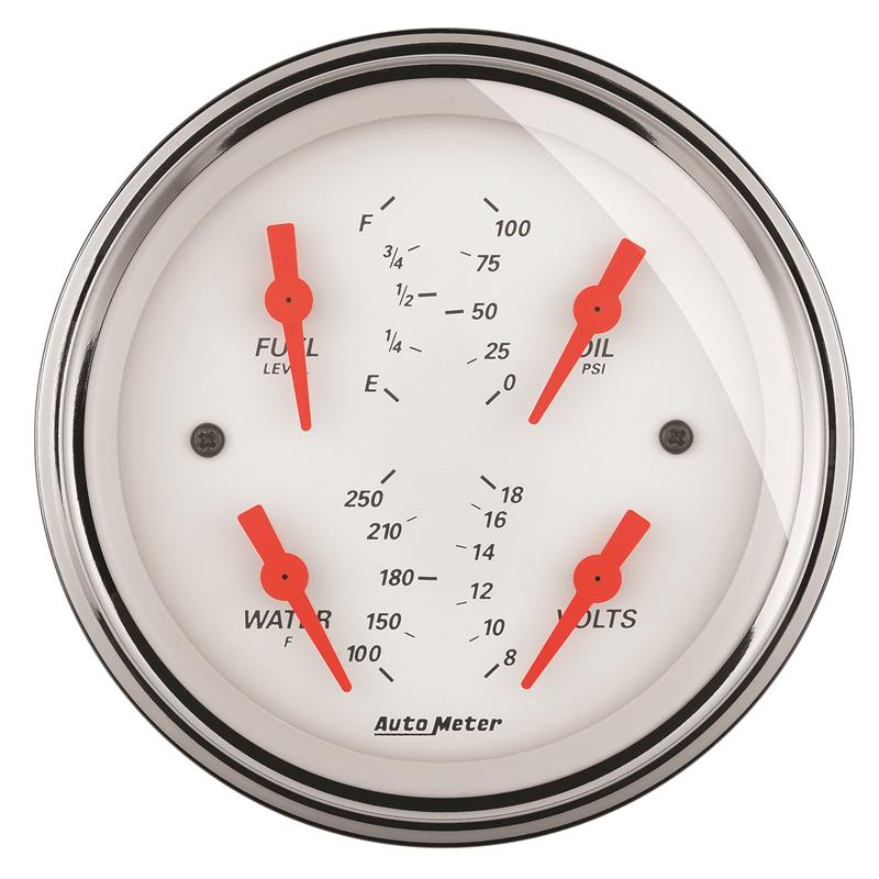 Picture of AutoMeter AM Arctic White Gauges - 1314