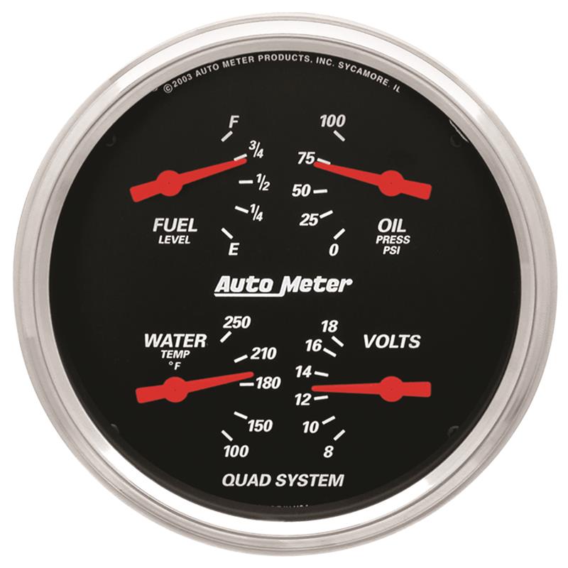 Picture of AutoMeter AM Designer Black Gauges - 1419