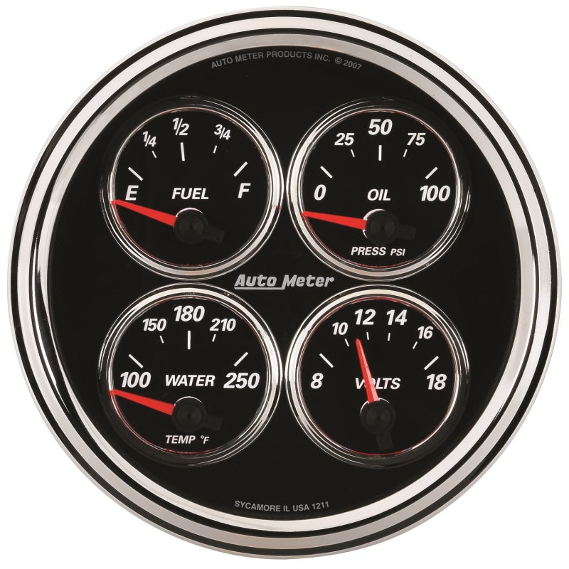 Picture of AutoMeter AM Designer Black Gauges II - 1211