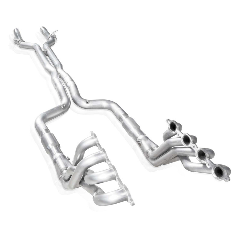 Picture of Stainless Power Headers 1-7/8" X-Pipe Catted, Valve Delete Factory Connect