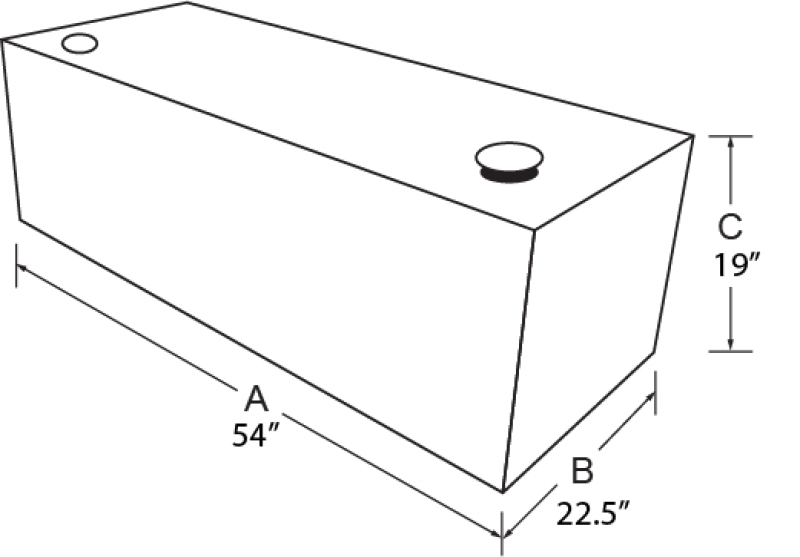 Picture of Tradesman TRA Rectangular Liquid Storage Tank-Alum Truck Boxes & Storage - 3198