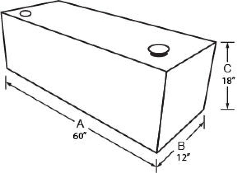 Picture of Tradesman TRA Vertical Liquid Storage Tank-Alum Truck Boxes & Storage - 3350