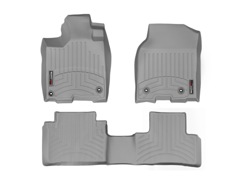 Picture of WeatherTech WT FloorLiner-Front-Grey Floor Mats - 46471-1-3